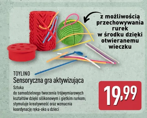 Sensoryczna gra aktywizująca TOYLINO promocja w Aldi