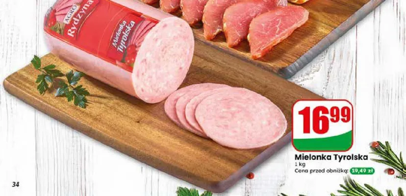 Mielonka Tyrolska Agro Rydzyna promocja w Dino
