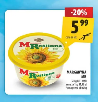 Margaryna MR Bielmar promocja w Arhelan