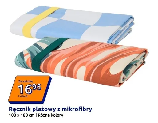 Ręcznik plażowy z mikrofibry promocja w Action