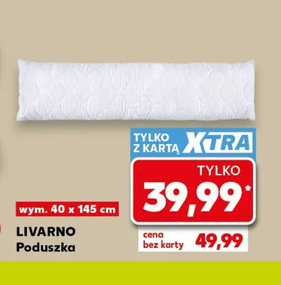 Poduszka 40x145 cm Livarno promocja w Kaufland