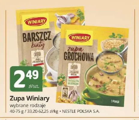Zupa Winiary Grochowa promocja w Marketvita