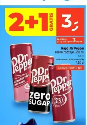 Napój Dr Pepper Zero Sugar promocja w Dealz
