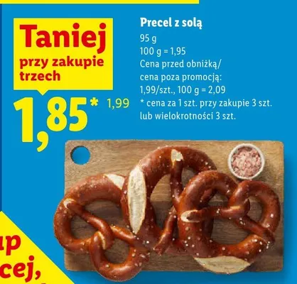 Precel z solą promocja w Lidl