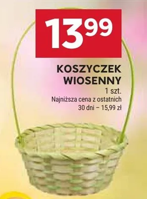 Koszyczek wiosenny promocja w Stokrotka