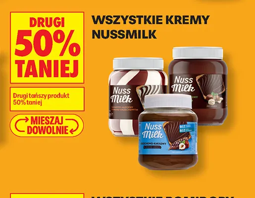 Krem kakaowo-orzechowy Nussmilk promocja w Biedronka