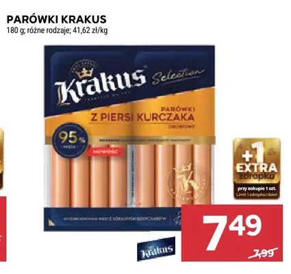 Parówki Krakus promocja w Stokrotka