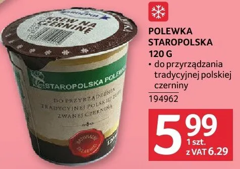 Polewka czarnoopolska 120 g promocja w Selgros