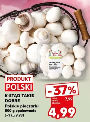 Pieczarki polskie promocja w Kaufland