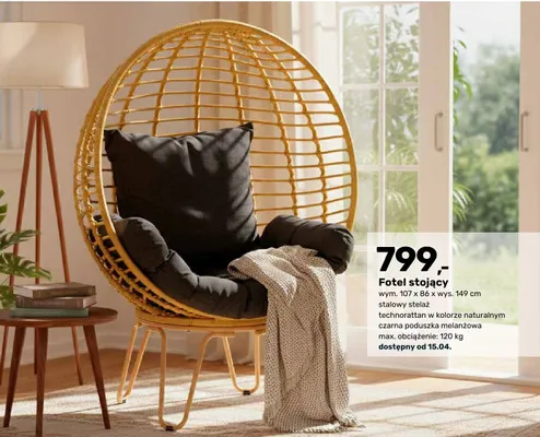 Fotel stojący promocja w Bricomarche