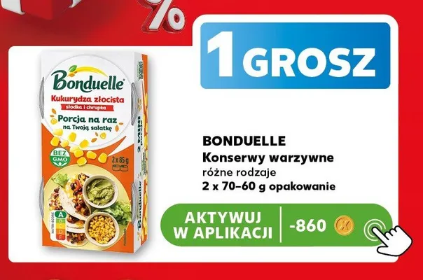 Konserwy warzywne Bonduelle Kukurydza złocista promocja w Kaufland