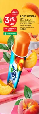 Lody Nestea peach promocja w Żabka