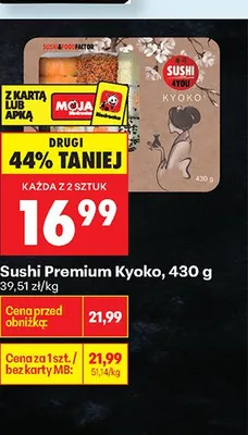 Sushi Premium Kyoko promocja w Biedronka