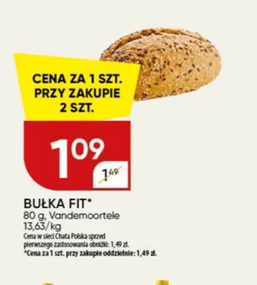 Bułka Fit Vandemoortele promocja w Chata Polska