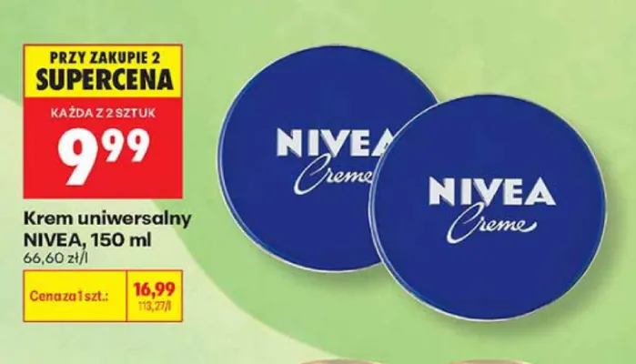 Krem uniwersalny Nivea promocja w Biedronka