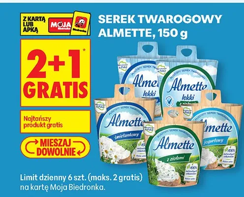Serek twarogowy lekki promocja w Biedronka