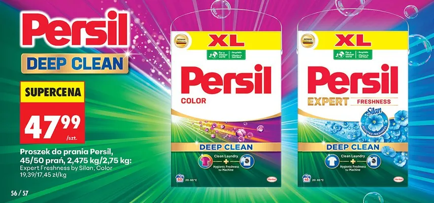 Proszek do prania Deep Clean Color promocja w Biedronka