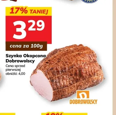 Szynka Okopcona Dobrowolscy promocja w Hitpol