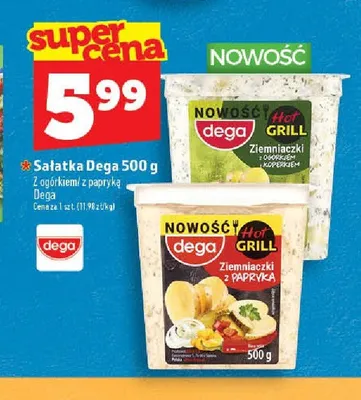Sałatka Ziemniaczki z papryką Dega 500g promocja w TOPAZ
