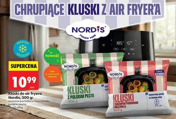Kluski do air fryera z polskim pesto promocja w Biedronka
