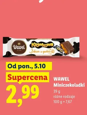 Miniczekoladki Wawel promocja w Lidl
