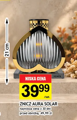 Znicz Aura Solar Ignis promocja w Gram Market