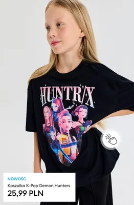 Koszulka K-Pop Demon Hunters promocja w Sinsay