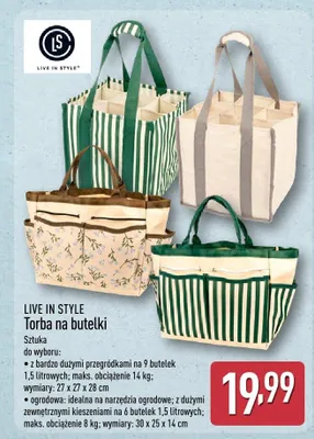 Torba na butelki promocja w Aldi