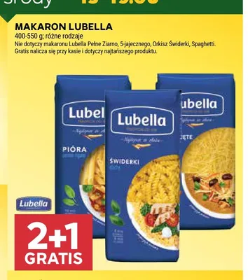 Makaron Lubella Pióra promocja w Stokrotka