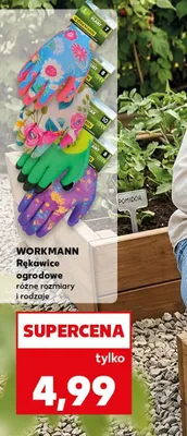 Rękawice ogrodowe różne rozmiary i rodzaje promocja w Kaufland