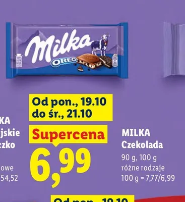 Czekolada Milka promocja w Lidl