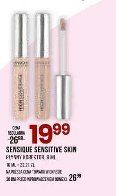 Płynny korektor Sensique Sensitive Skin promocja w Drogerie Natura