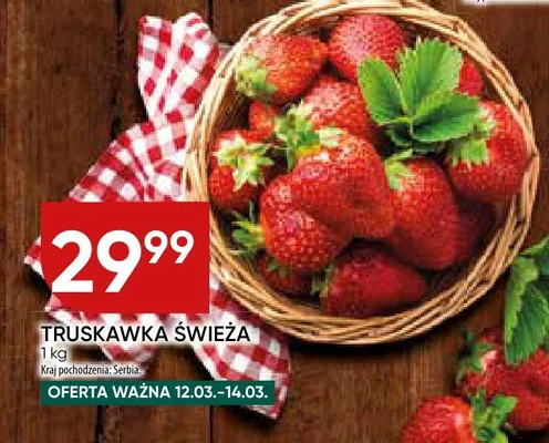 Truskawka świeża promocja w Chata Polska