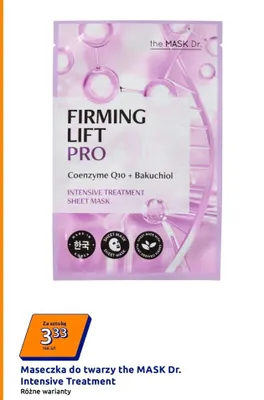 Maseczka do twarzy Intensive Treatment promocja w Action