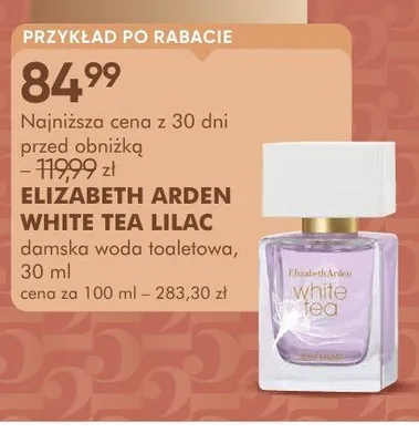 Damska woda toaletowa ELIZABETH ARDEN WHITE TEA LILAC promocja w Super-Pharm