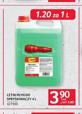 Letni płyn do spryskiwaczy Topseller promocja w Selgros