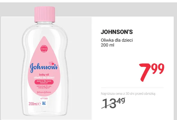 Oliwka dla dzieci promocja w Rossmann