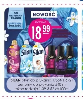 Płyn do płukania Silan promocja w Drogerie Jasmin