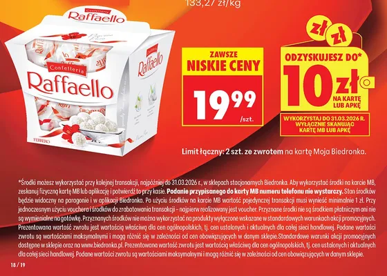 Praliny promocja w Biedronka