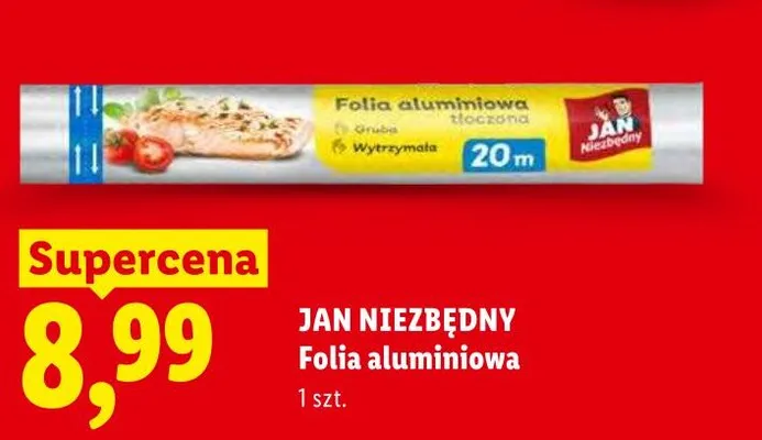 Folia aluminiowa JAN NIEZBĘDNY promocja w Lidl