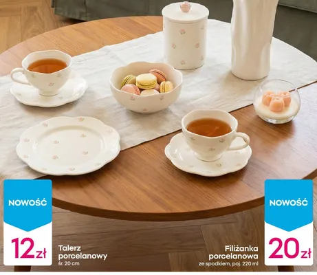 Talerz porcelanowy promocja w Pepco