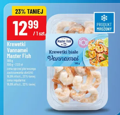 Krewetki Vannamei Master Fish promocja w POLOmarket