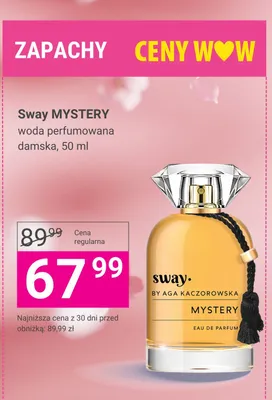 Woda perfumowana MYSTERY damska promocja w Hebe