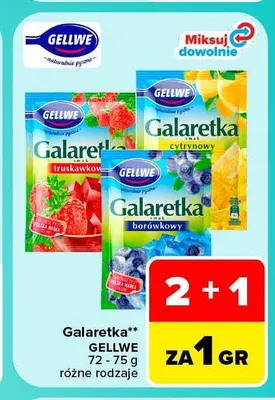 Galaretka Gellwe promocja w Carrefour Market