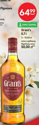 Whisky Grant's promocja w Żabka