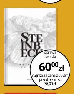Książka Na wschód od Edenu John Steinbeck oprawa twarda promocja w Empik