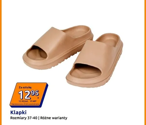 Klapki promocja w Action