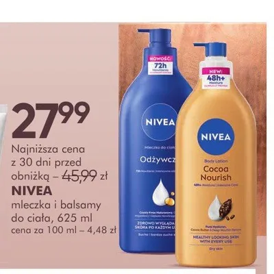 Balsam do ciała Cocoa Nourish Nivea promocja w Super-Pharm