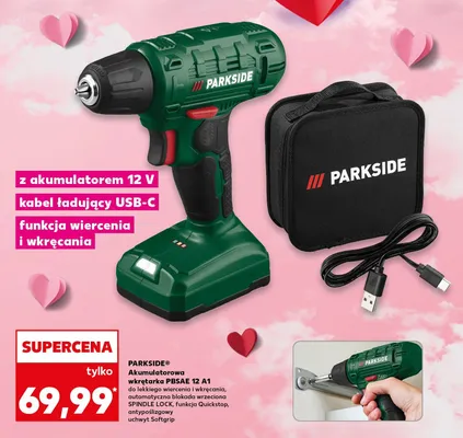 Akumulatorowa wkrętarka PBSAE 12 A1 promocja w Kaufland