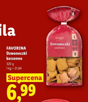 Dzwoneczki korzenne Favorina promocja w Lidl
